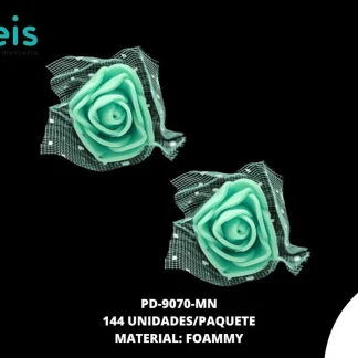FLOR FOAMMY 2.5CM REF:403 VERDE MENTA 144U/PQT