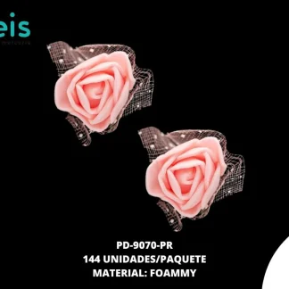 FLOR FOAMMY 2.5CM REF:403 PALO DE ROSA 144U/PQT