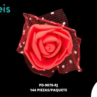 FLOR FOAMMY 2.5CM REF:403 ROJO 144U/PQT