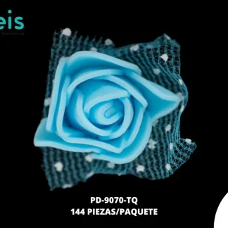FLOR FOAMMY 2.5CM REF:403 TURQUESA 144U/PQT