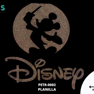 APLICACION PIEDRA TRANSFER DISNEY DORADA