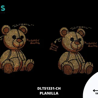 APLICACION PIEDRA TRANSFER OSO SENTADO CHICO 2 PIEZAS REF: DLTS1331