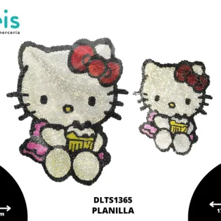 APLICACION PIEDRA TRANSFER HELLO KITTY CHICO Y GRANDE REF: DLTS1365