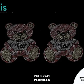 APLICACION PIEDRA TRANSFER OSO ROSA TOY REF: JY420