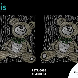 APLICACION PIEDRA TRANSFER OSO CAFE REF: JY427