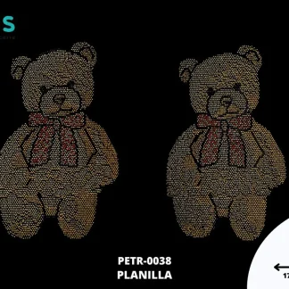 APLICACION PIEDRA TRANSFER OSO CAFE REF: JY431