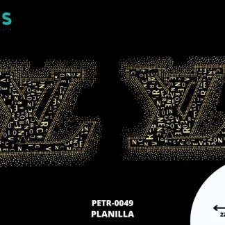 APLICACION PIEDRA TRANSFER LV PLATA REF: ZY11