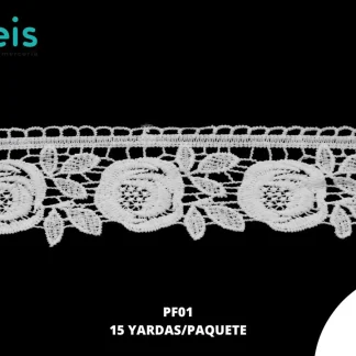 GUIPIUR SEDA DE LECHE PLANO PF01 BLANCO 6 CM 15 YARDAS/PAQUETE