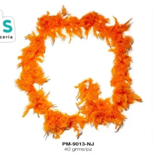 PLUMA BOA REF: 40G NARANJA 2YD/PQT