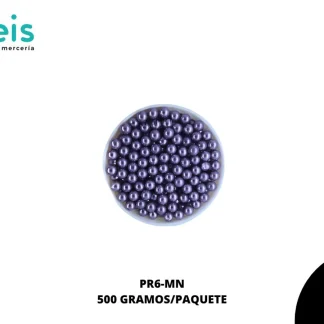 PERLAS REMACHE PR6-MN 6mm 500 GRS/BOLSA MARINO