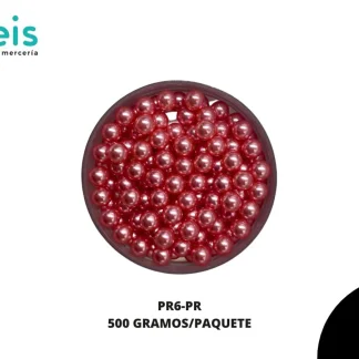 PERLAS REMACHE PR6-PR 6mm 500 GRS/BOLSA PALO DE ROSA