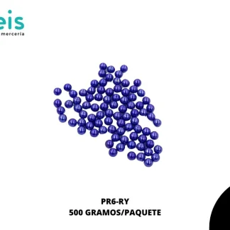 PERLAS REMACHE PR6-RY 6mm 500 GRS/BOLSA REY