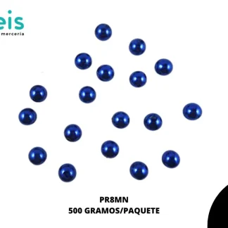 PERLAS REMACHE PR8MN 8mm 500 GRS/BOLSA MARINO