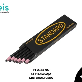 HERRAMIENTAS CONFECCIÓN MARCADOR PARA SASTRE PT-2324-NG 5mmX16.5cm 12 PZ/CAJA NEGRO