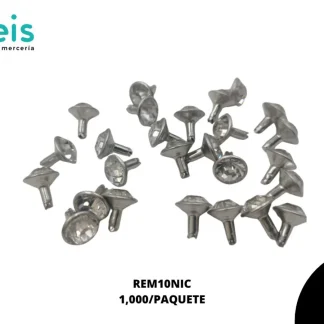 REMACHES METAL PIEDRA POSTE CERADO REM10NIC 10mm 1,000 PZ/PQT NIQUEL