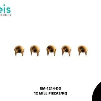 REMACHES METAL RM-1214-DO 5mm 13 MILLARES/KG DORADO