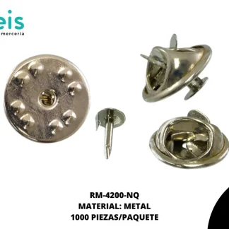 REMACHES METAL BROCHE MILITAR RM-4200-NQ 12mm 1,000 PZ/PQT NIQUEL