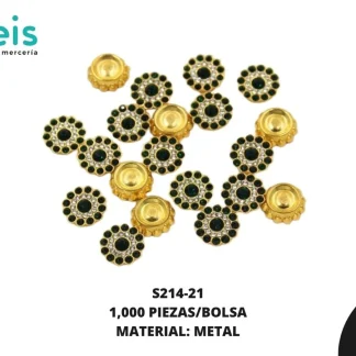 REMACHES METAL FLOR S214-21 1,000 PZ/PQT