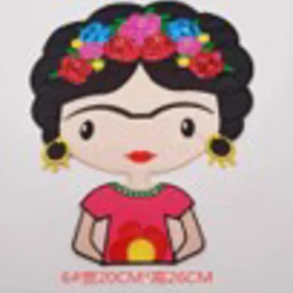 PARCHES LENTEJUELA FRIDA PLAYERA ROJA SP2242-WI