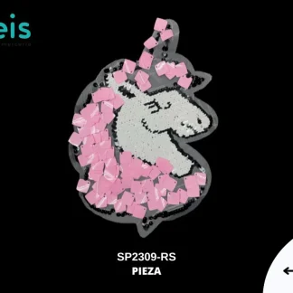 PARCHES LENTEJUELA UNICORNIO SP2309-RS ROSA