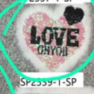 PARCHES LENTEJUELA CORAZON LOVE CON PELUCHE SP2339-SP ROSA