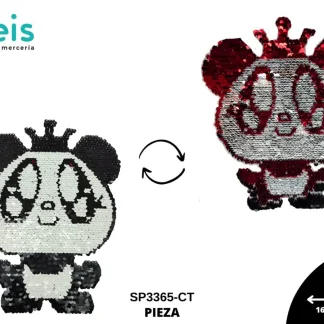 PARCHES LENTEJUELA REVERSIBLE PANDITA SP3365-CT 16.5cmX21.5cm