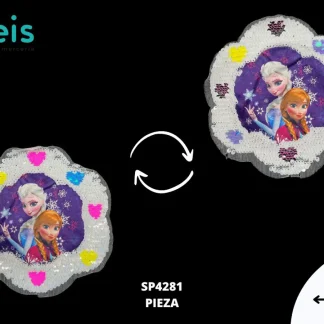 PARCHES LENTEJUELA REVERSIBLE FROZEN ANA Y ELZA SP4281