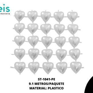 STRASS PLAST PERLA CZN 16L REF: 5mm PERLA 9.1 m/pqt