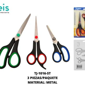 SET DE TIJERAS 3 U/PQT