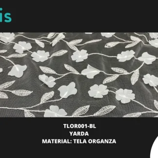 TELA ORGANZA REF: DLF0106 BLANCO