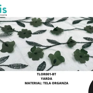 TELA ORGANZA REF: DLF0106 BOTELLA