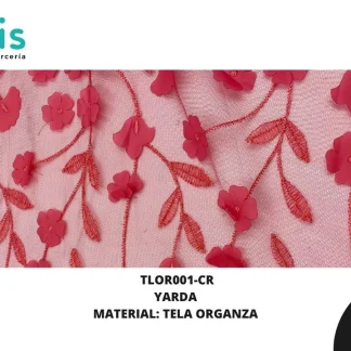 TELA ORGANZA REF: DLF0106 CORAL