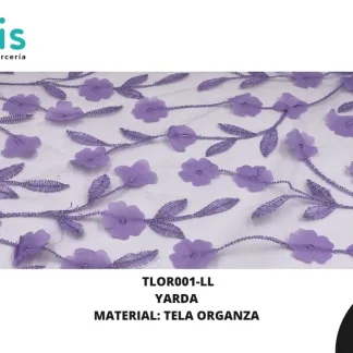 TELA ORGANZA REF: DLF0106 LILA