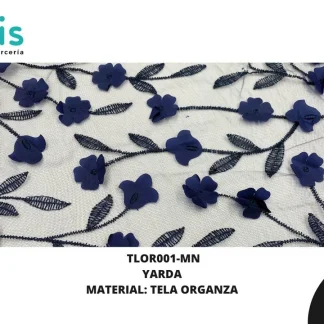 TELA ORGANZA REF: DLF0106 MARINO