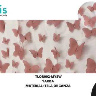 TELA ORGANZA MARIPOSAS REF: DLF0811 MAMEY SWEATER