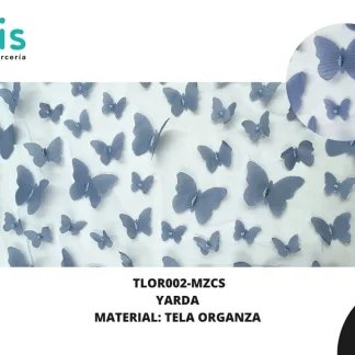 TELA ORGANZA MARIPOSAS REF: DLF0811 MEZCLILLA SWEATER