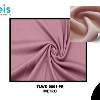 TELA WOOL DOBBY PALO DE ROSA