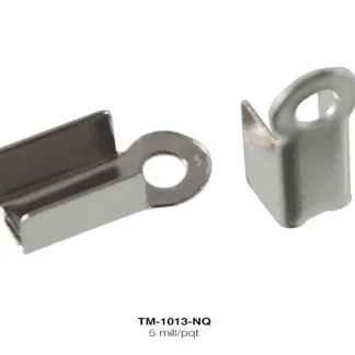 TERMINAL CUERO 6MM REF:BP-065 NIQUEL 5MILL/PQT