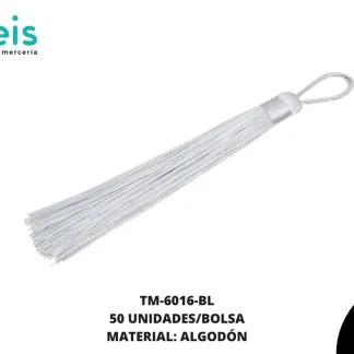BORLA FLECO CORDON 145 MM REF: BM028 BLANCO50 U/PAQUETE