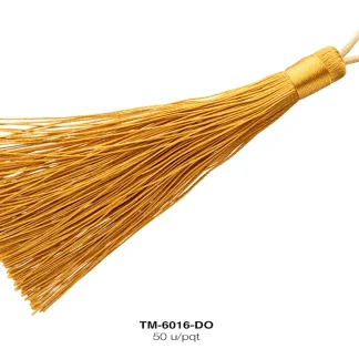 BORLA HILO DORADA 14.5 CM 50 U/PAQUETE