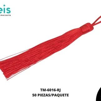BORLA FLECO CORDON 145 MM REF: BM028 ROJO 50 U/PAQUETE