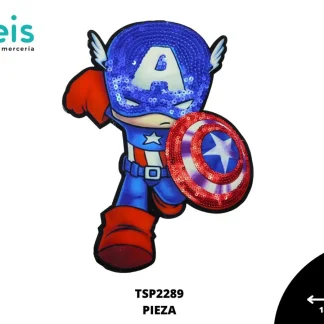 PARCHES LENTEJUELA CAPITAN AMERICA TSP2289 18cmX23.6cm