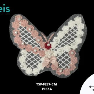 PARCHES BORDADOS Y ESTAMBRE MARIPOSA TSP4857-CM 15cmX13cm