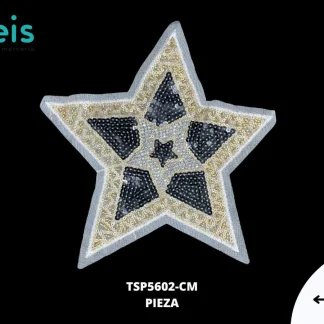 PARCHES LENTEJUELA ESTRELLA TSP5602-CM 22cmX21cm