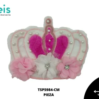 PARCHES BORDADOS Y ESTAMBRE TEDDY CORONA TSP5984-CM 16cmX13cm
