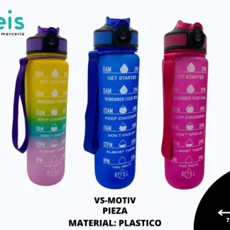 VASOS IMPORTACION MOTIVADOR CON POPOTE VS-MOTIV 1 LITRO
