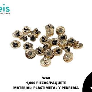 BOTON DORADO 18L REF:W4018 1000U/PAQUETE