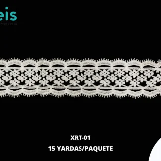 GUIPIUR SEDA DE LECHE PLANO XRT-01 BLANCO 4 CM 15 YARDAS/PAQUETE
