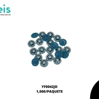 REMACHES PLASTICO FLOR YF0042JD 14.5mm 1,000 PZ/PQT JADE