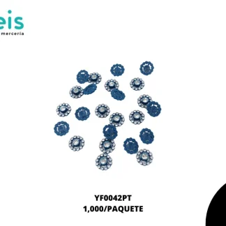 REMACHES PLASTICO FLOR YF0042PT 14.5mm 1,000 PZ/PQT PETROLEO